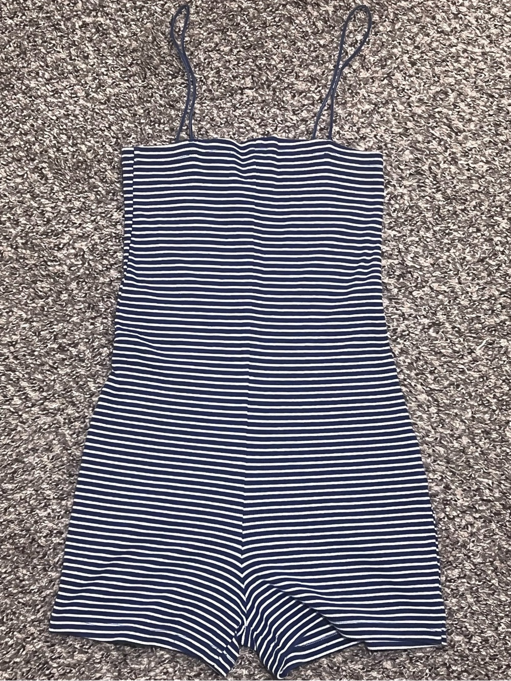 ZARA Navy & White Stripe Romper